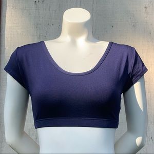 Motionwear Short Sleeve Crop Top